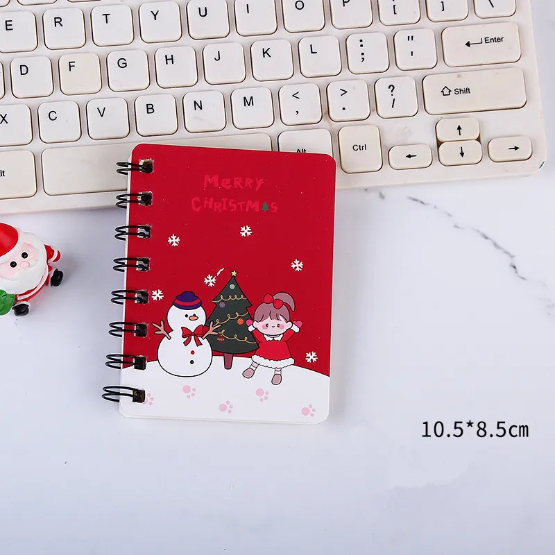 A7 Christmas Flip Coil Notebook Student Portable Pocket Notebook Office Notepad Diary School Office Suppliers Christmas Gift - Image 2